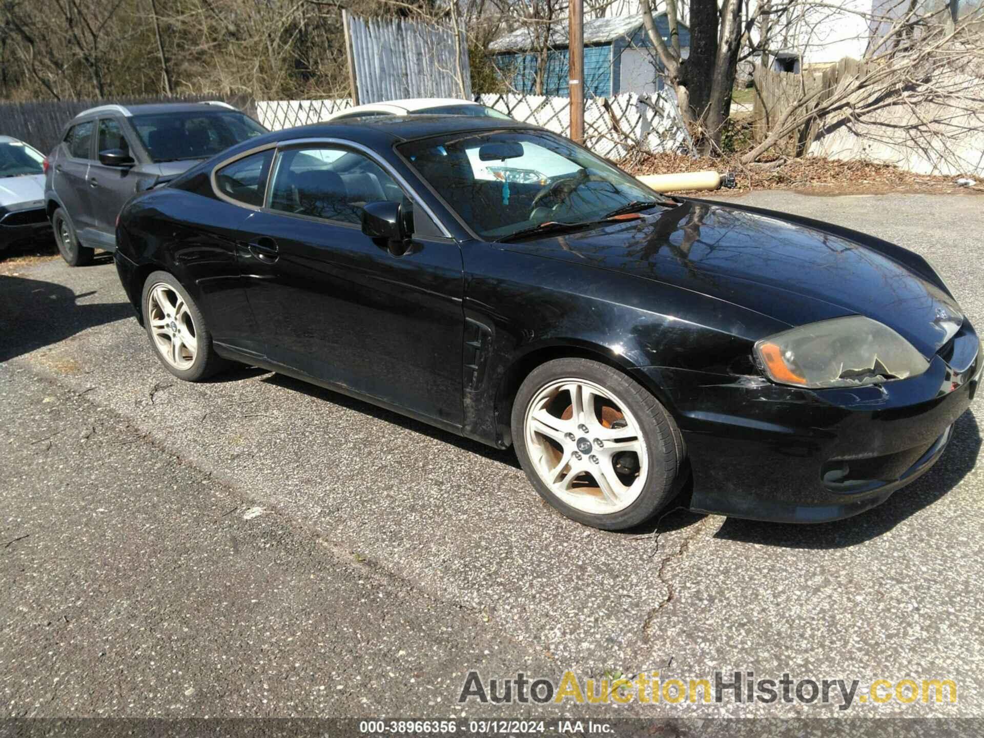 HYUNDAI TIBURON GT/SE, KMHHN65F75U159436