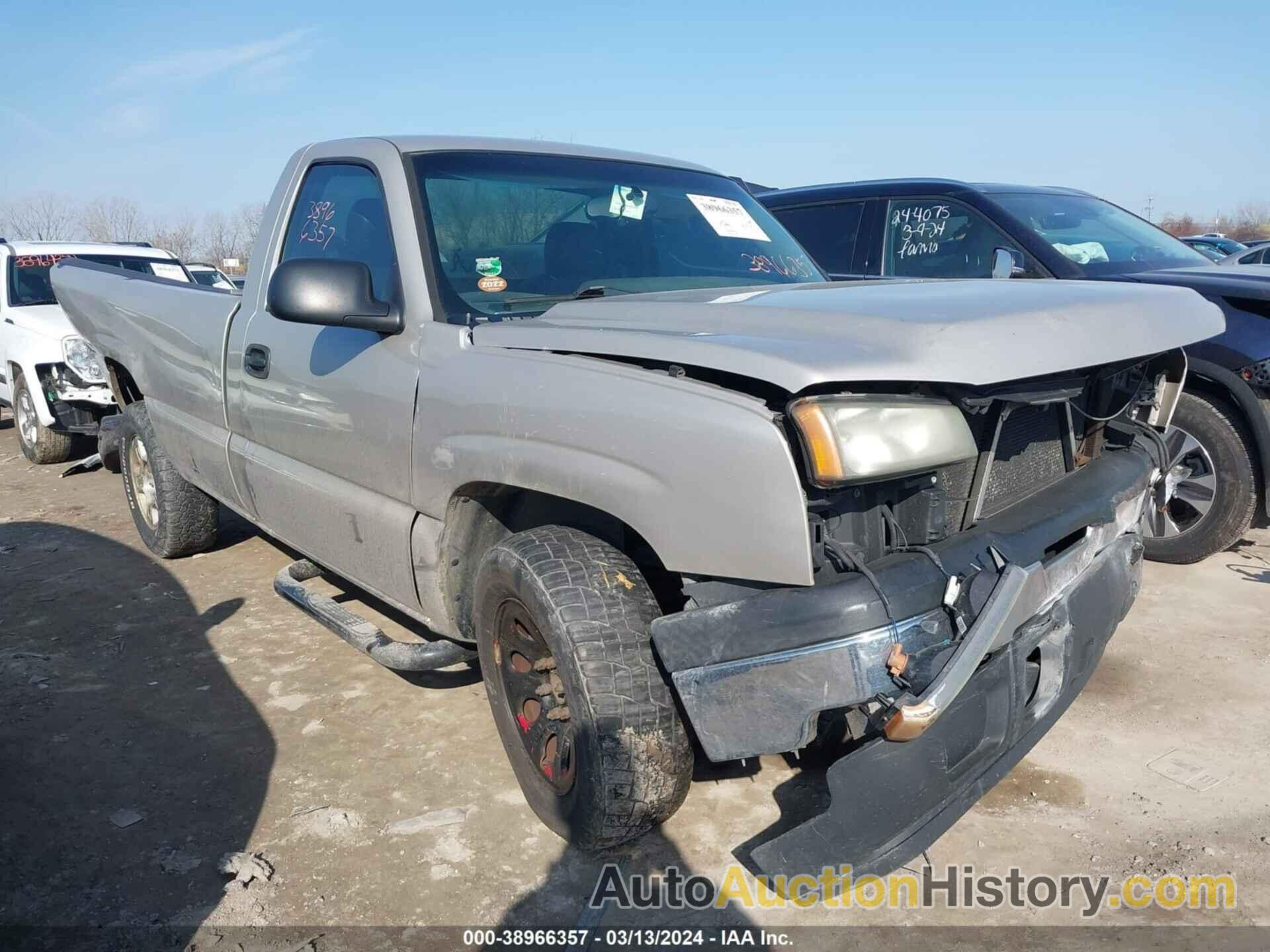 CHEVROLET SILVERADO 1500 CLASSIC WORK TRUCK, 3GCEC14X17G164356