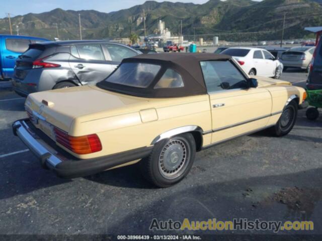 MERCEDES-BENZ 380 SL, WDBBA45A9EA015398