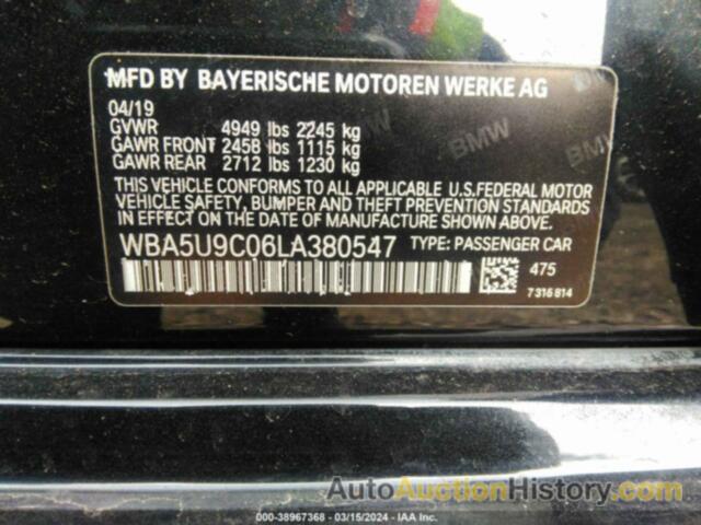 BMW 3 SERIES M340I XDRIVE, WBA5U9C06LA380547