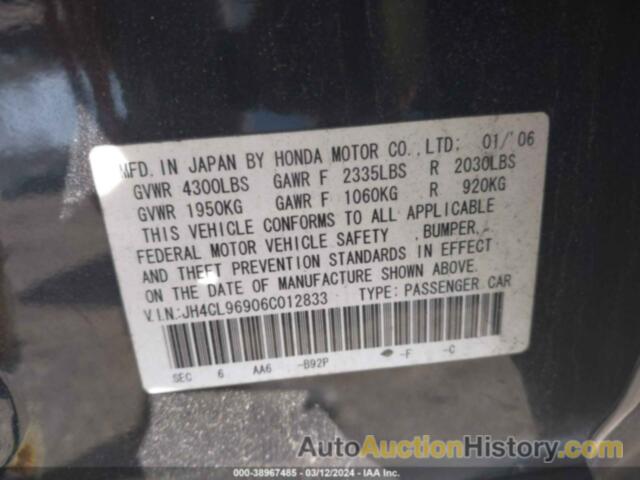 ACURA TSX, JH4CL96906C012833