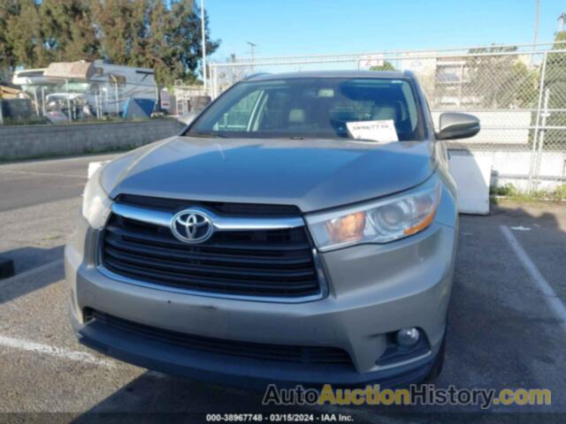 TOYOTA HIGHLANDER XLE V6, 5TDJKRFH4ES051263