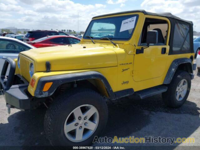 JEEP WRANGLER SPORT, 1J4FA49S72P760501