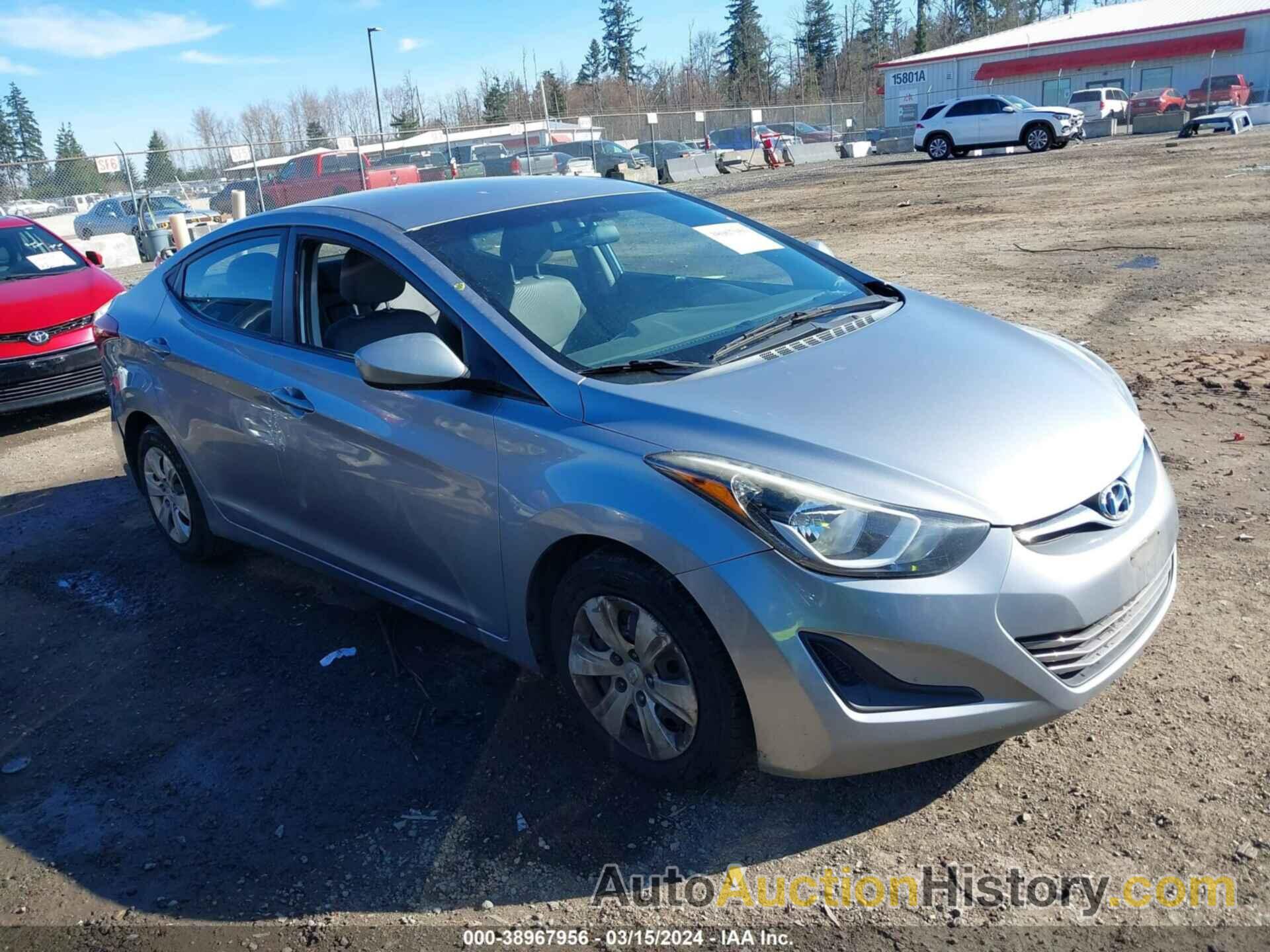 HYUNDAI ELANTRA SE, 5NPDH4AE8GH739447