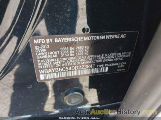 BMW 750I XDRIVE, WBAYB6C54DD223841