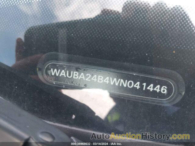 AUDI A6, WAUBA24B4WN041446