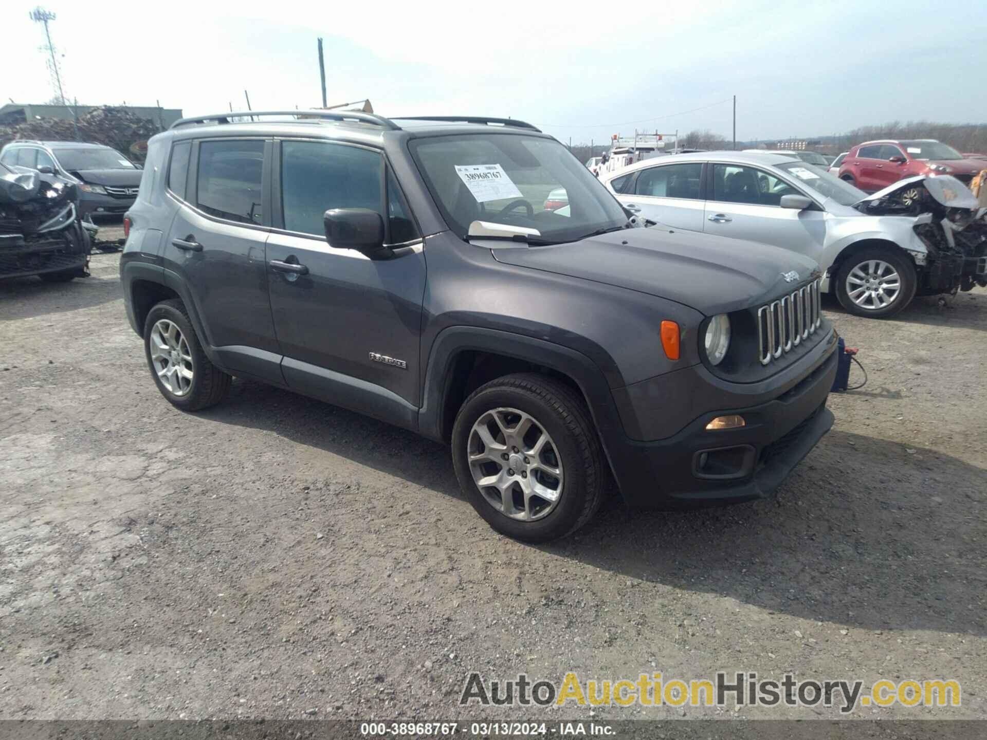 JEEP RENEGADE LATITUDE 4X4, ZACCJBBB9JPH16539