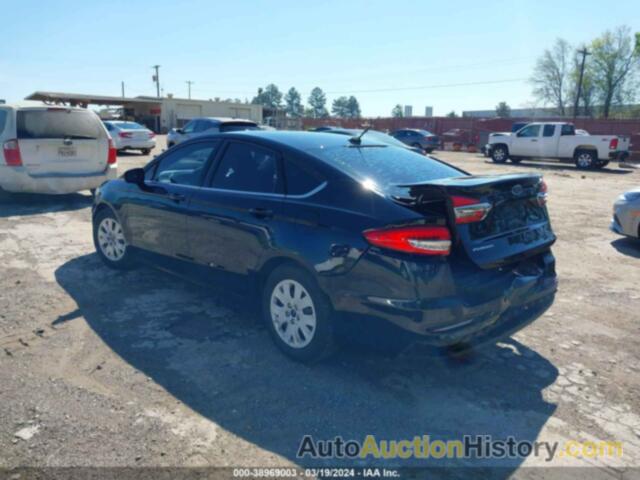 FORD FUSION S, 3FA6P0G70KR103338