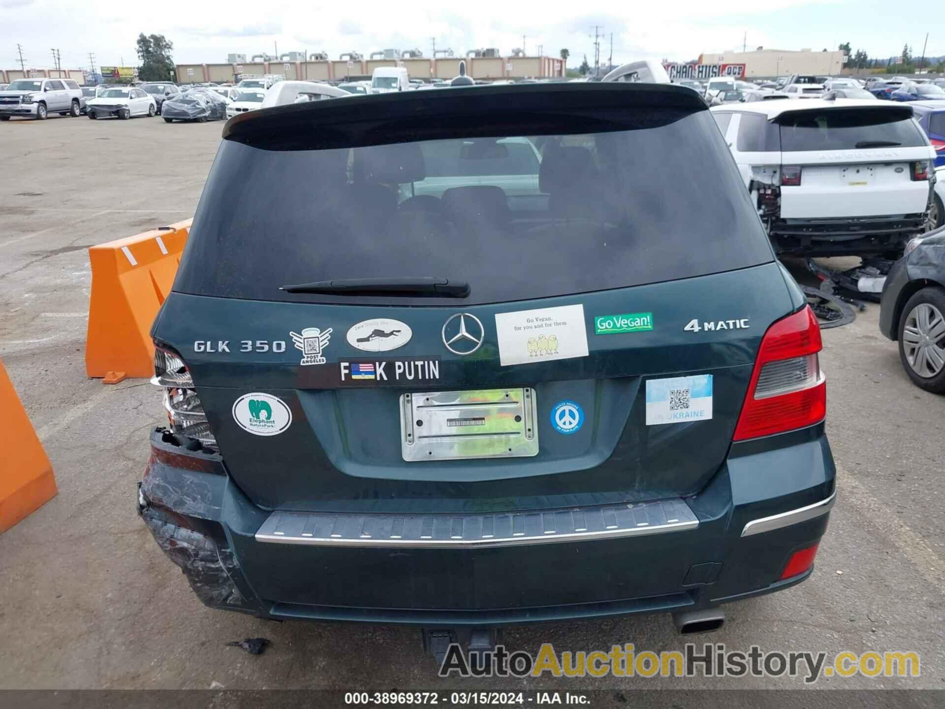 MERCEDES-BENZ GLK 350 4MATIC, WDCGG8HB8BF570997