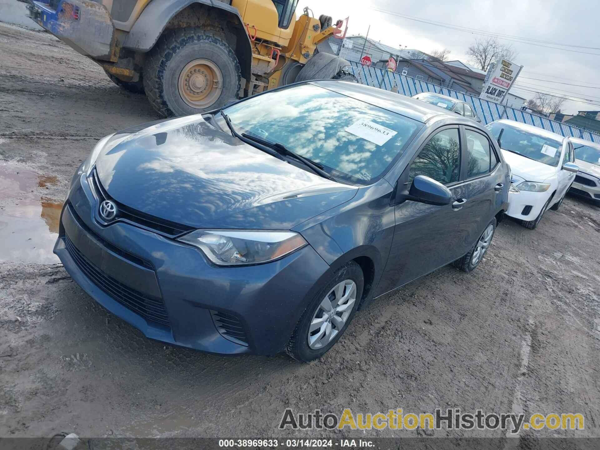 TOYOTA COROLLA LE, 2T1BURHE0GC662369