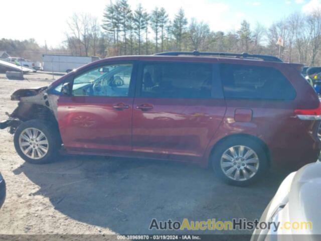 TOYOTA SIENNA XLE 7 PASSENGER, 5TDDK3DC3CS044366