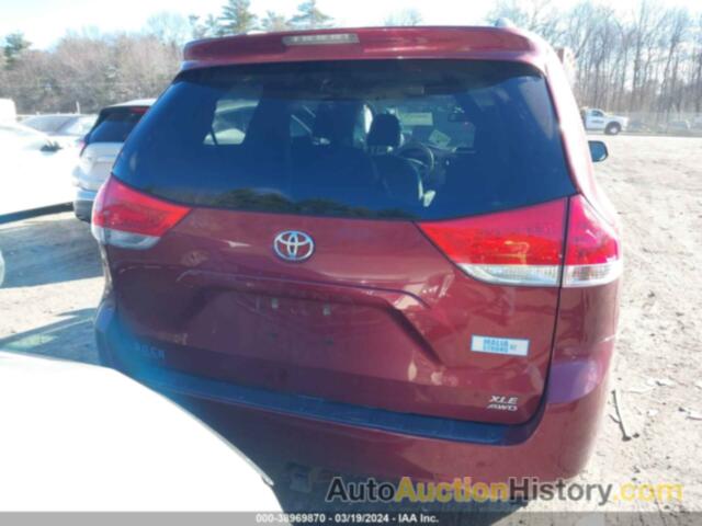 TOYOTA SIENNA XLE 7 PASSENGER, 5TDDK3DC3CS044366