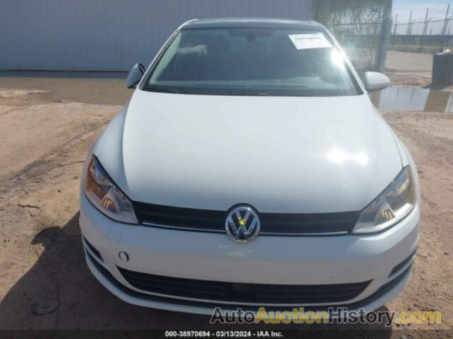 VOLKSWAGEN GOLF TSI S 4-DOOR/TSI SE 4-DOOR/TSI SEL 4-DOOR/TSI WOLFSBURG EDITION 4-DOOR, 3VW217AU5HM013669