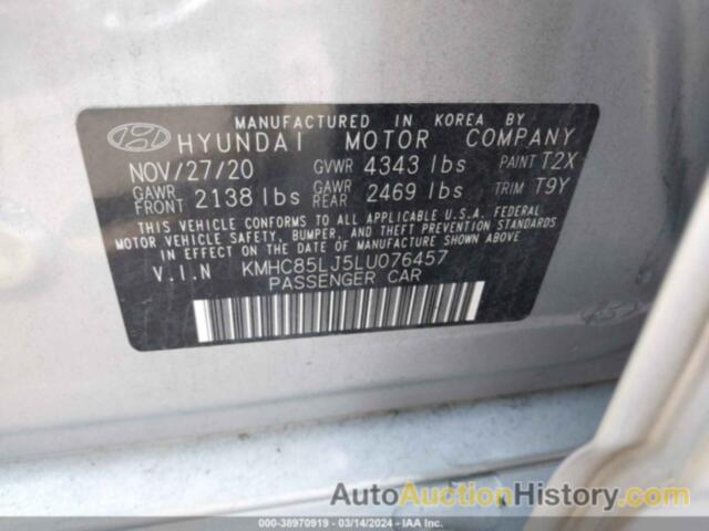 HYUNDAI IONIQ ELECTRIC LIMITED, KMHC85LJ5LU076457