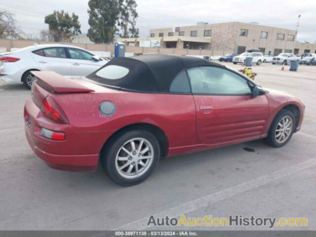 MITSUBISHI ECLIPSE SPYDER GS, 4A3AE35G41E003238