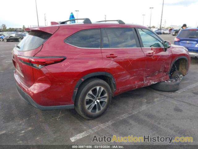 TOYOTA HIGHLANDER XLE, 5TDKDRAH1PS039550