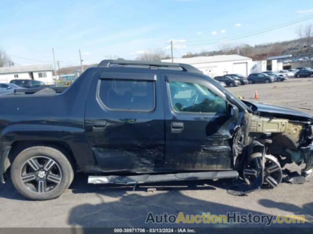 HONDA RIDGELINE SPORT, 5FPYK1F75EB012166