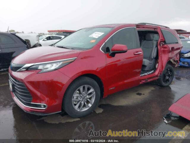 TOYOTA SIENNA XLE, 5TDYRKEC1MS022650