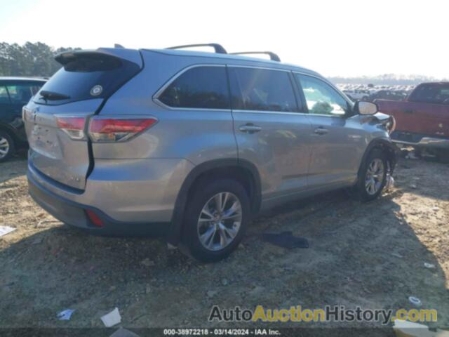 TOYOTA HIGHLANDER XLE V6, 5TDKKRFH4ES023144