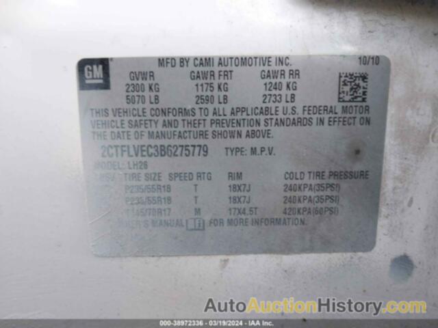 GMC TERRAIN SLT-1, 2CTFLVEC3B6275779