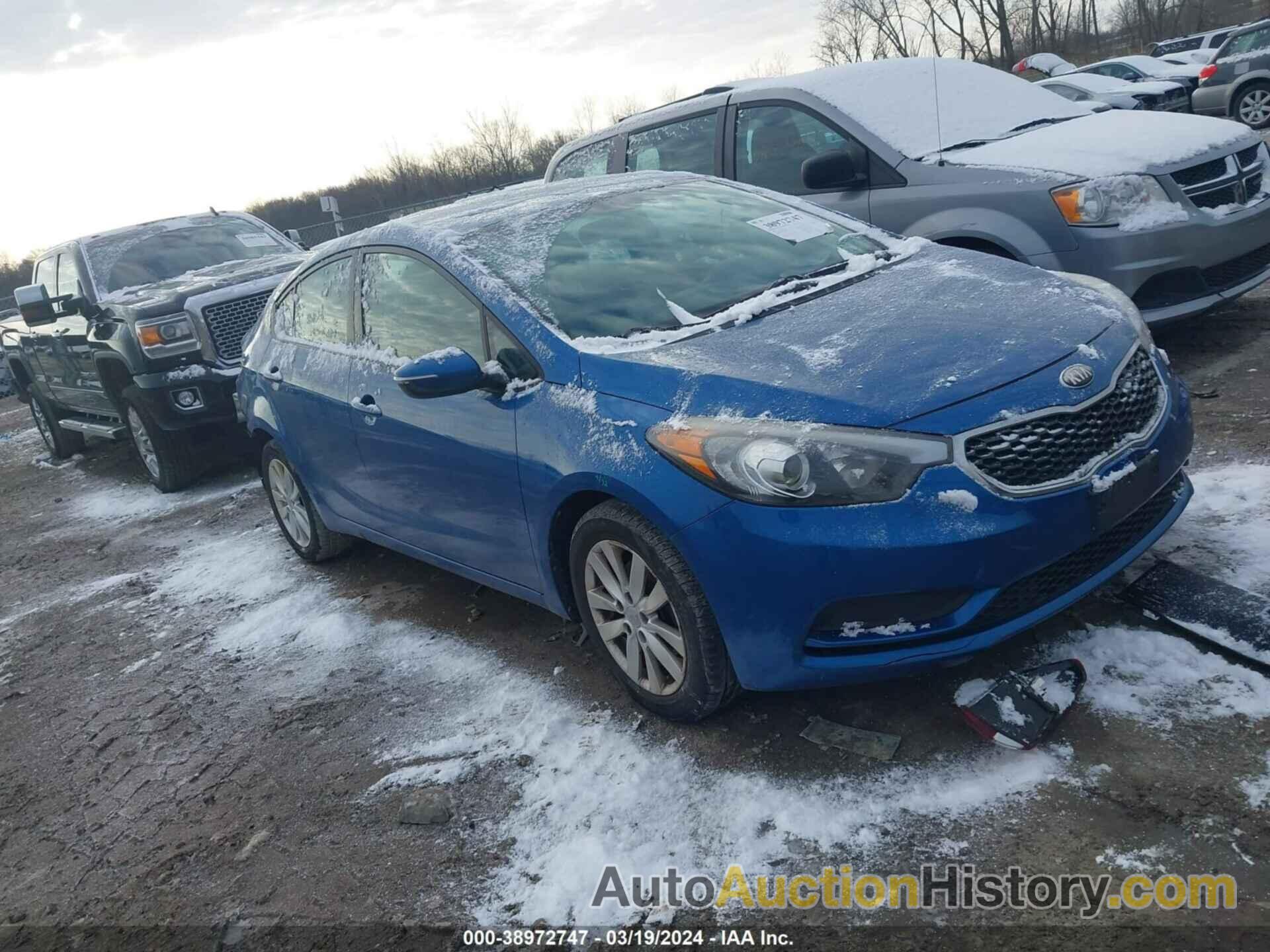 KIA FORTE LX, KNAFX4A66E5060498