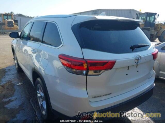 TOYOTA HIGHLANDER LIMITED, 5TDYZRFH9HS215945