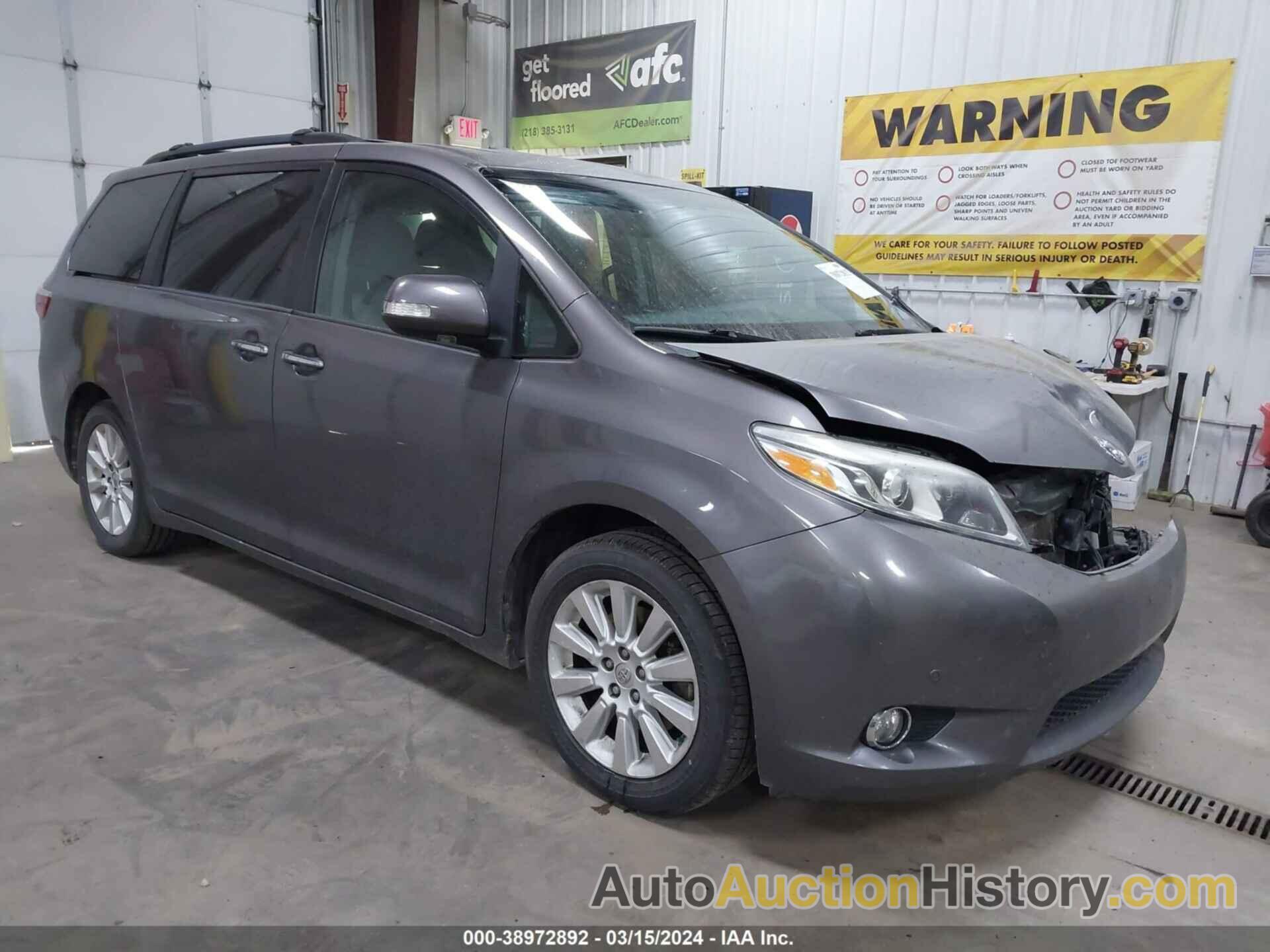 TOYOTA SIENNA XLE/LIMITED, 5TDDK3DCXFS105281