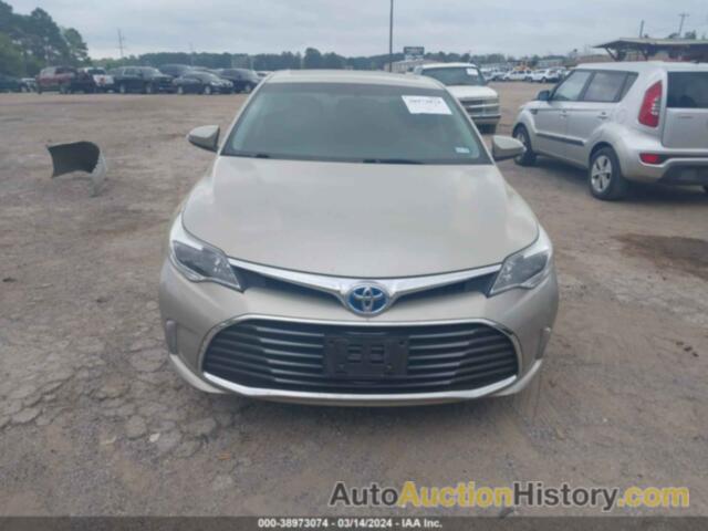 TOYOTA AVALON HYBRID XLE PREMIUM, 4T1BD1EB2GU049194