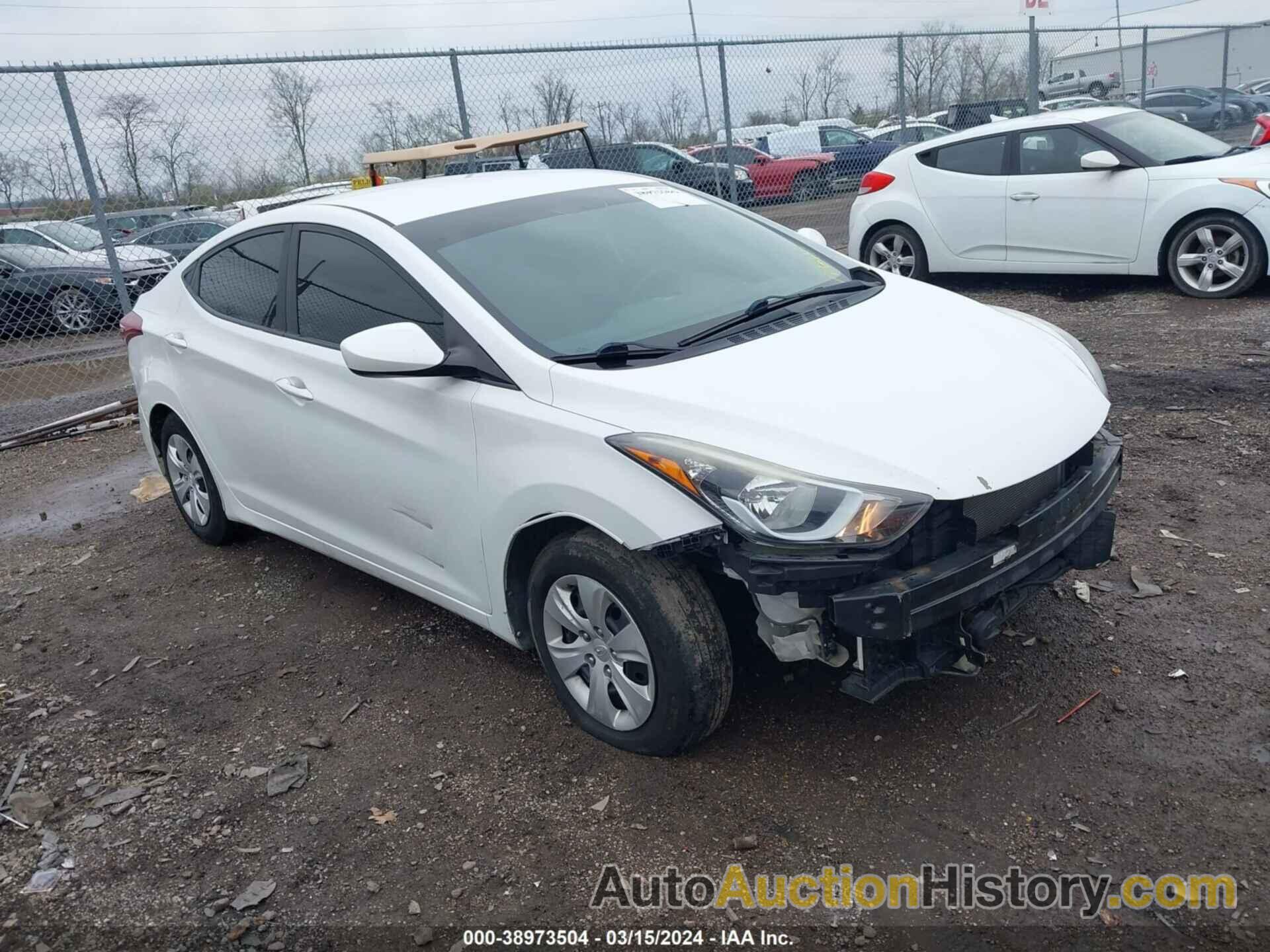 HYUNDAI ELANTRA SE, 5NPDH4AE4GH747013