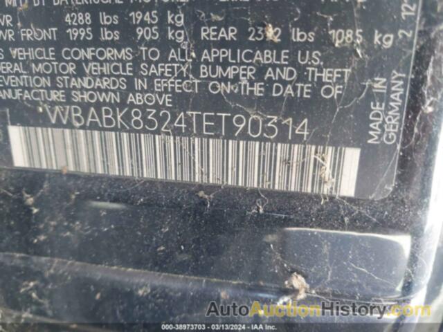 BMW 328 IC AUTOMATIC, WBABK8324TET90314