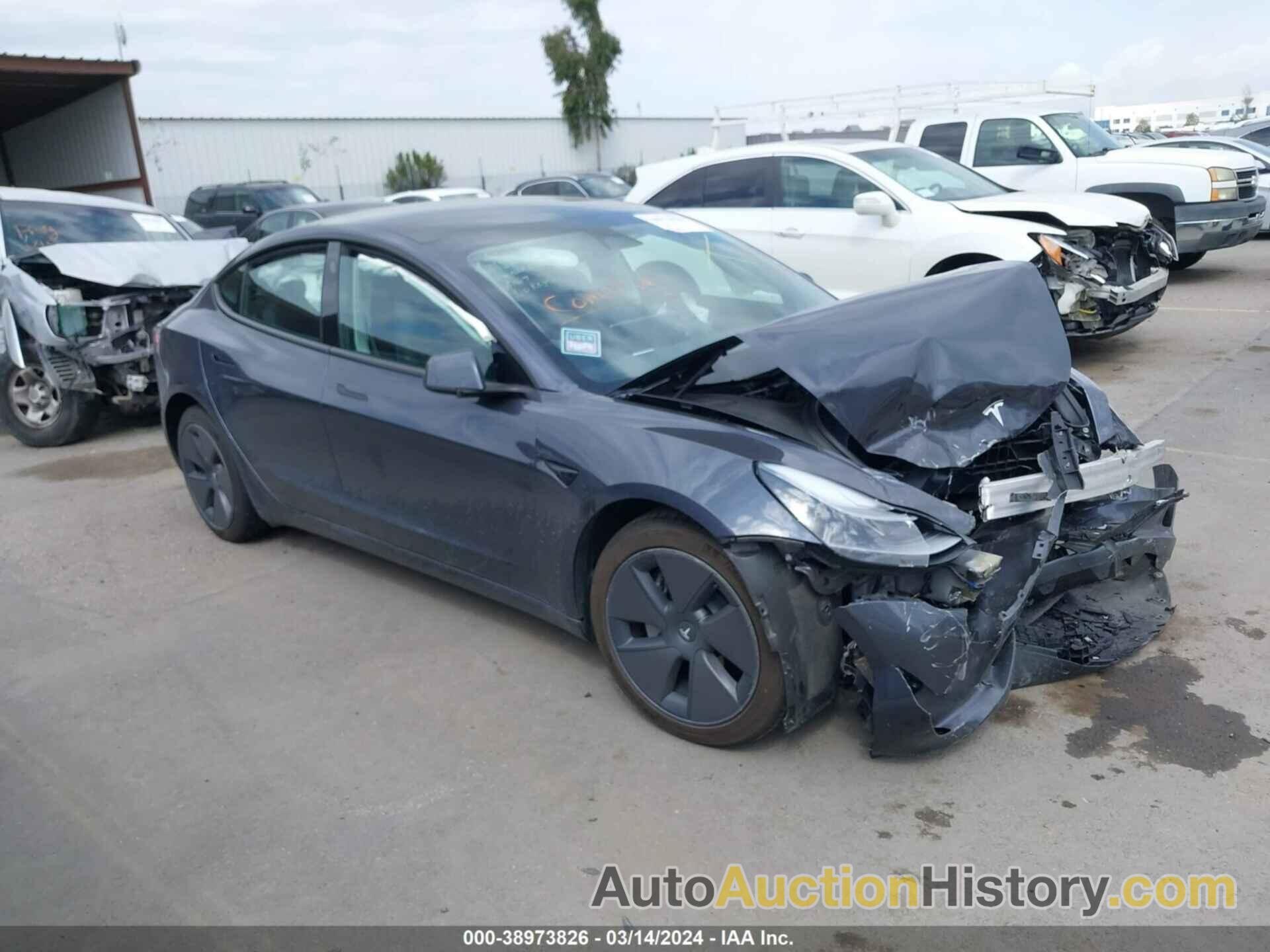 TESLA MODEL 3 REAR-WHEEL DRIVE, 5YJ3E1EA8PF615509