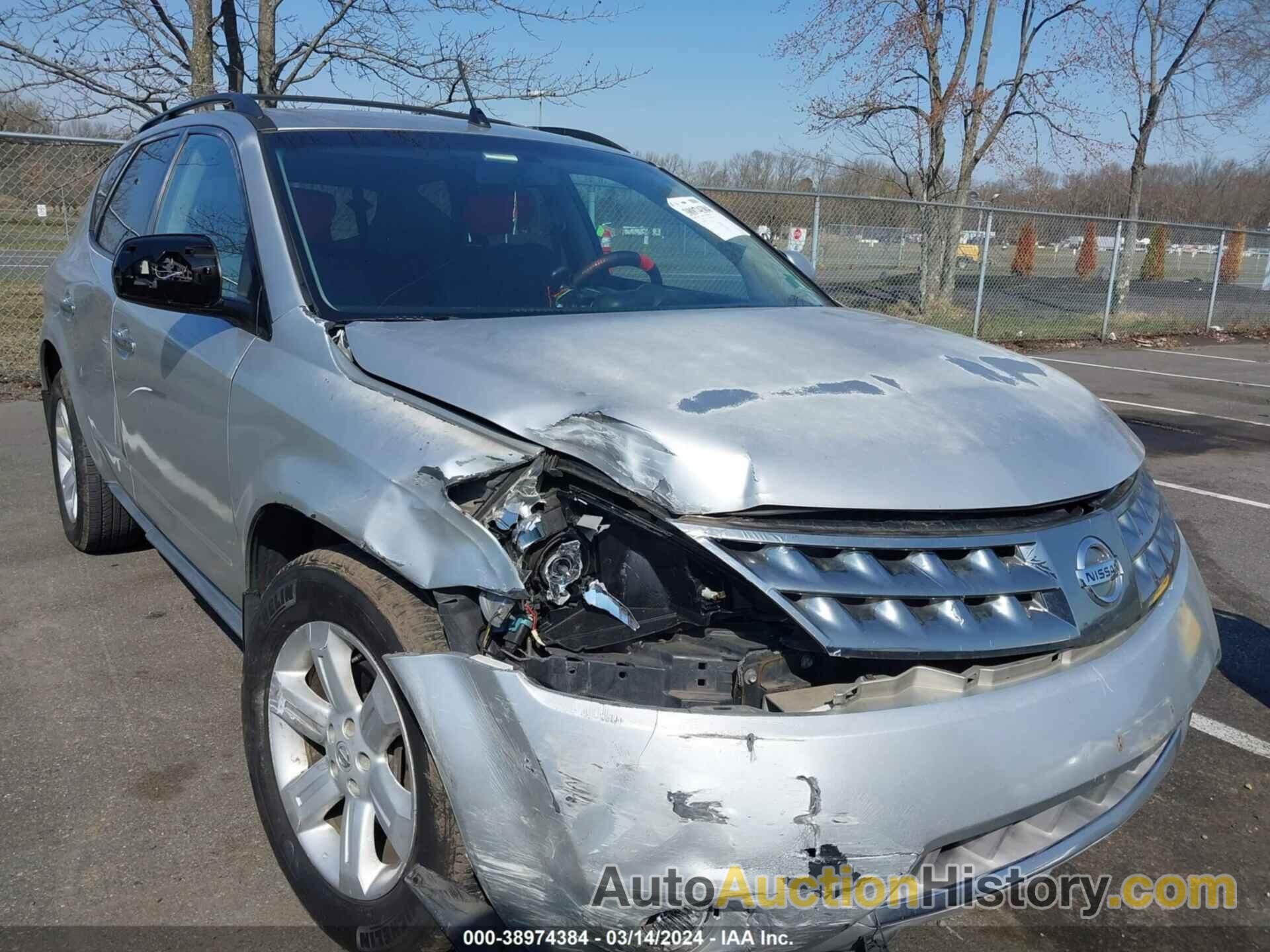 NISSAN MURANO S, JN8AZ08T56W426978