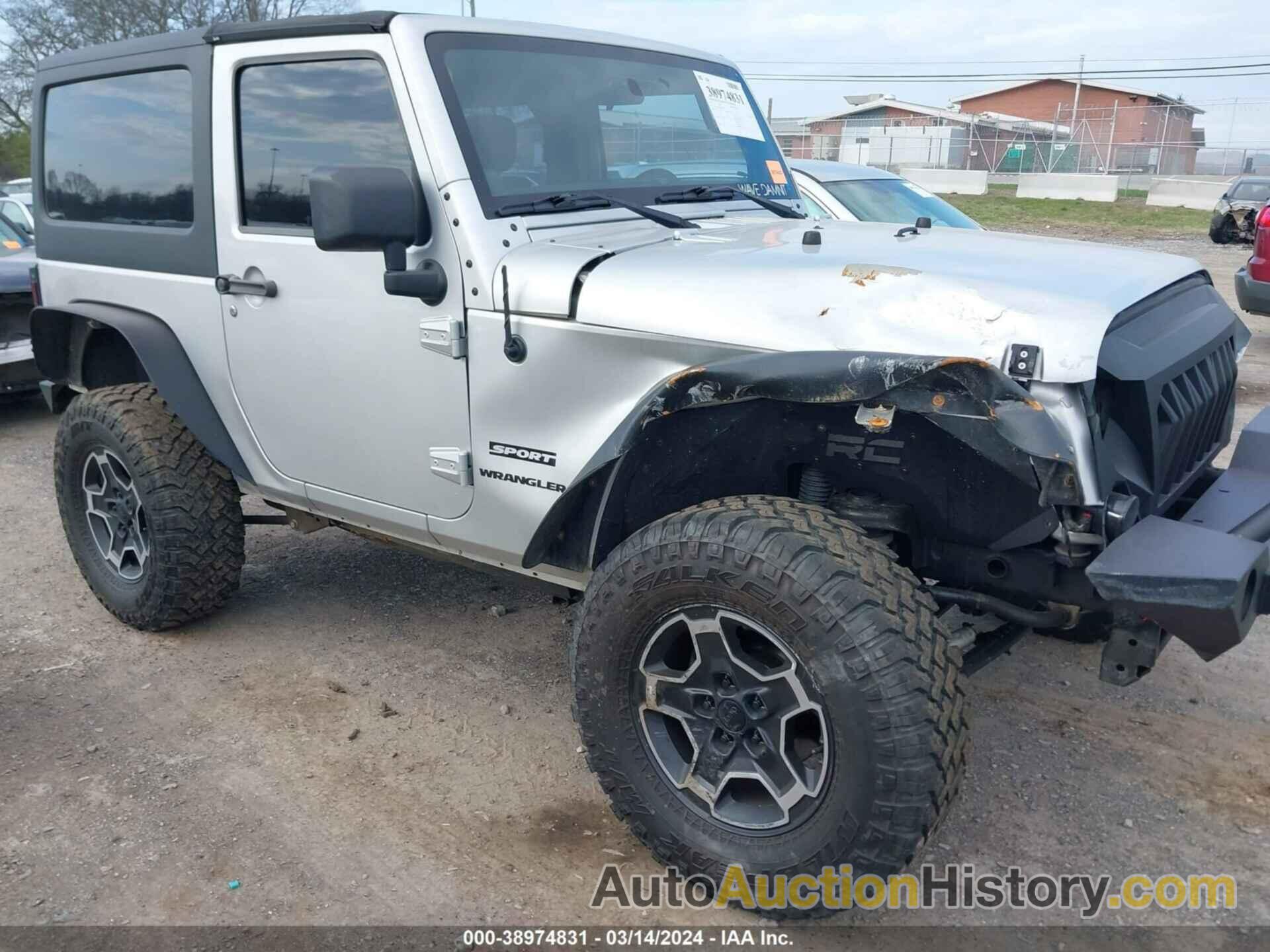 JEEP WRANGLER SPORT, 1J4AA2D14BL604369