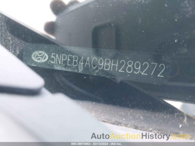 HYUNDAI SONATA GLS, 5NPEB4AC9BH289272