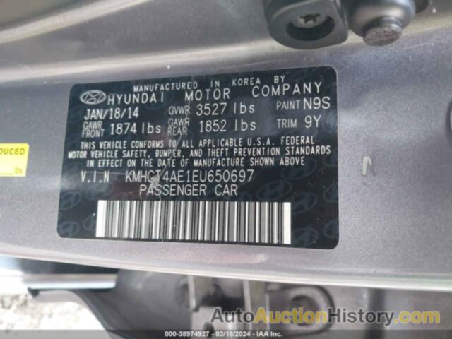 HYUNDAI ACCENT GLS, KMHCT4AE1EU650697