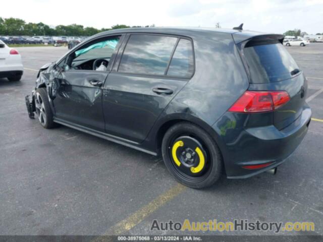 VOLKSWAGEN GOLF GTI AUTOBAHN 4-DOOR/S 4-DOOR/SE 4-DOOR/SPORT 4-DOOR, 3VW447AU6HM018816