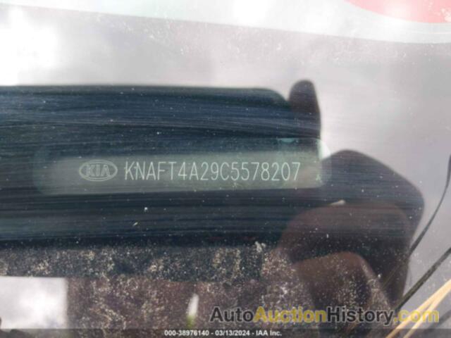 KIA FORTE LX, KNAFT4A29C5578207