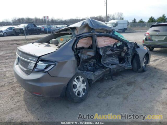 HONDA CIVIC HYBRID, 19XFB4F3XDE202385