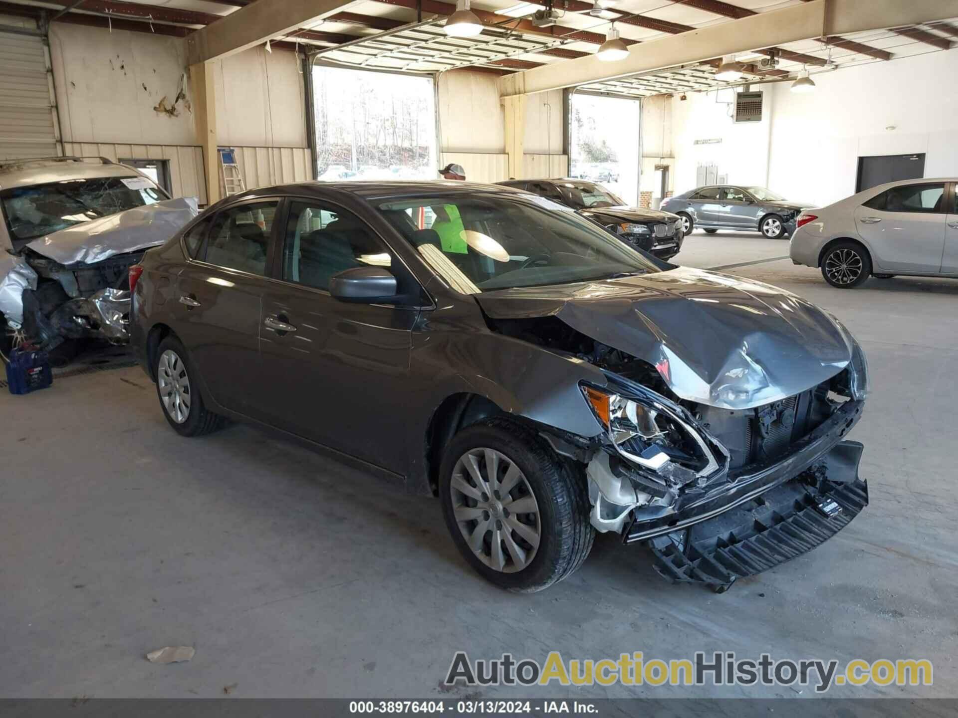 NISSAN SENTRA S, 3N1AB7AP2KY337882