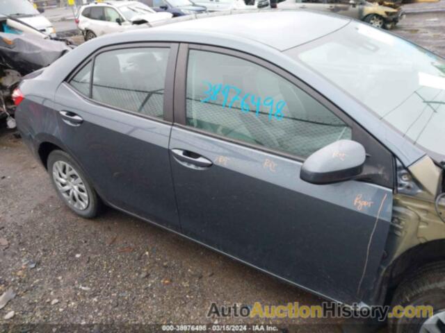 TOYOTA COROLLA LE, 2T1BURHE0JC978975