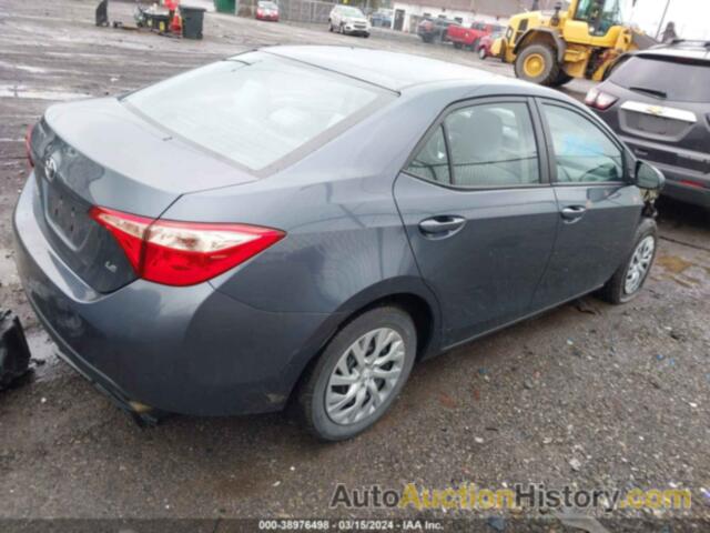 TOYOTA COROLLA LE, 2T1BURHE0JC978975