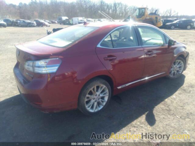 LEXUS HS 250H PREMIUM, JTHBB1BA6A2009420