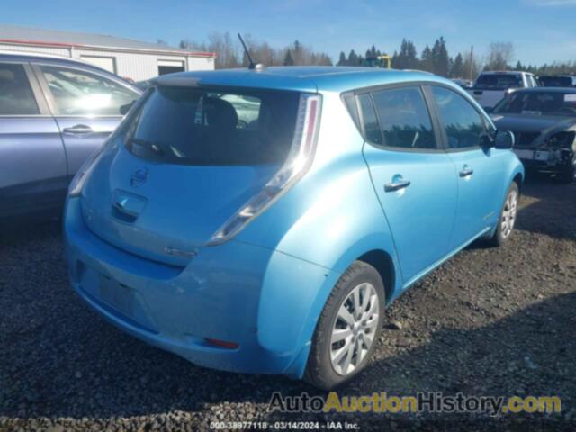 NISSAN LEAF S, 1N4AZ0CP8FC333515