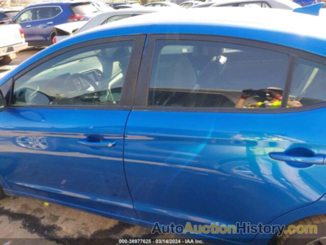 HYUNDAI ELANTRA SEL, 5NPD84LF8JH287044