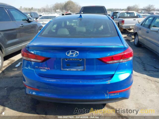 HYUNDAI ELANTRA SEL, 5NPD84LF8JH287044