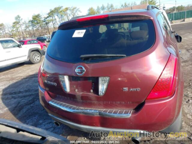 NISSAN MURANO S, JN8AZ08WX7W647164