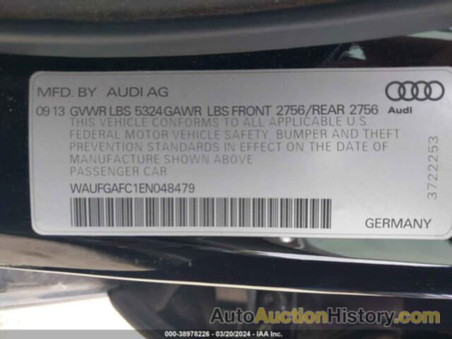 AUDI A6 3.0T PREMIUM PLUS, WAUFGAFC1EN048479