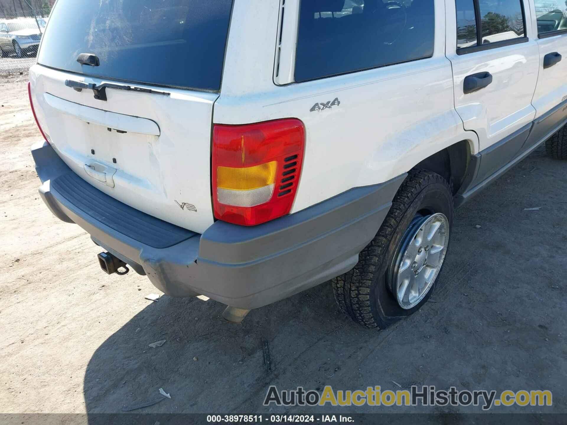 JEEP GRAND CHEROKEE LAREDO, 1J4GW48NX1C515439