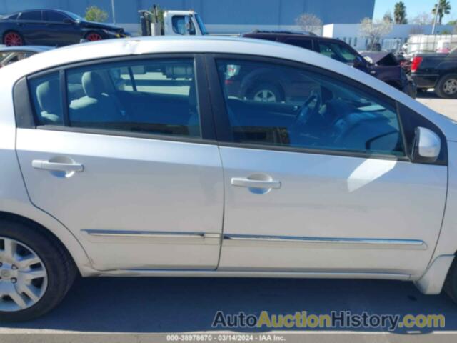 NISSAN SENTRA 2.0 S, 3N1AB6APXCL706089