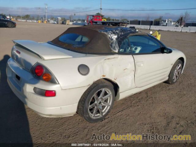 MITSUBISHI ECLIPSE SPYDER SPYDER GTS, 4A3AE75H04E137636